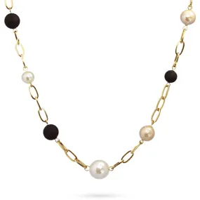 ANARTXY Collana a catena in acciaio con sfere Anartyx