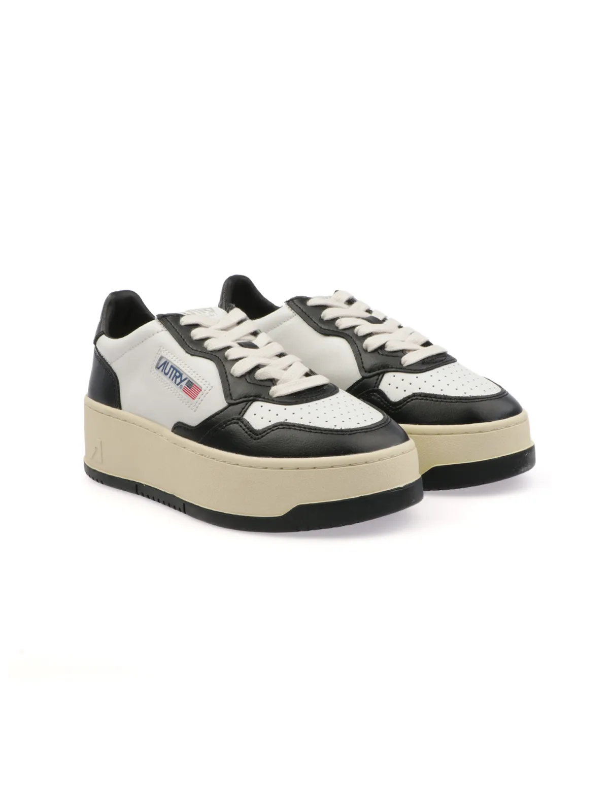 AUTRY ---------- Sneakers Donna Platform Low in Pelle ---------