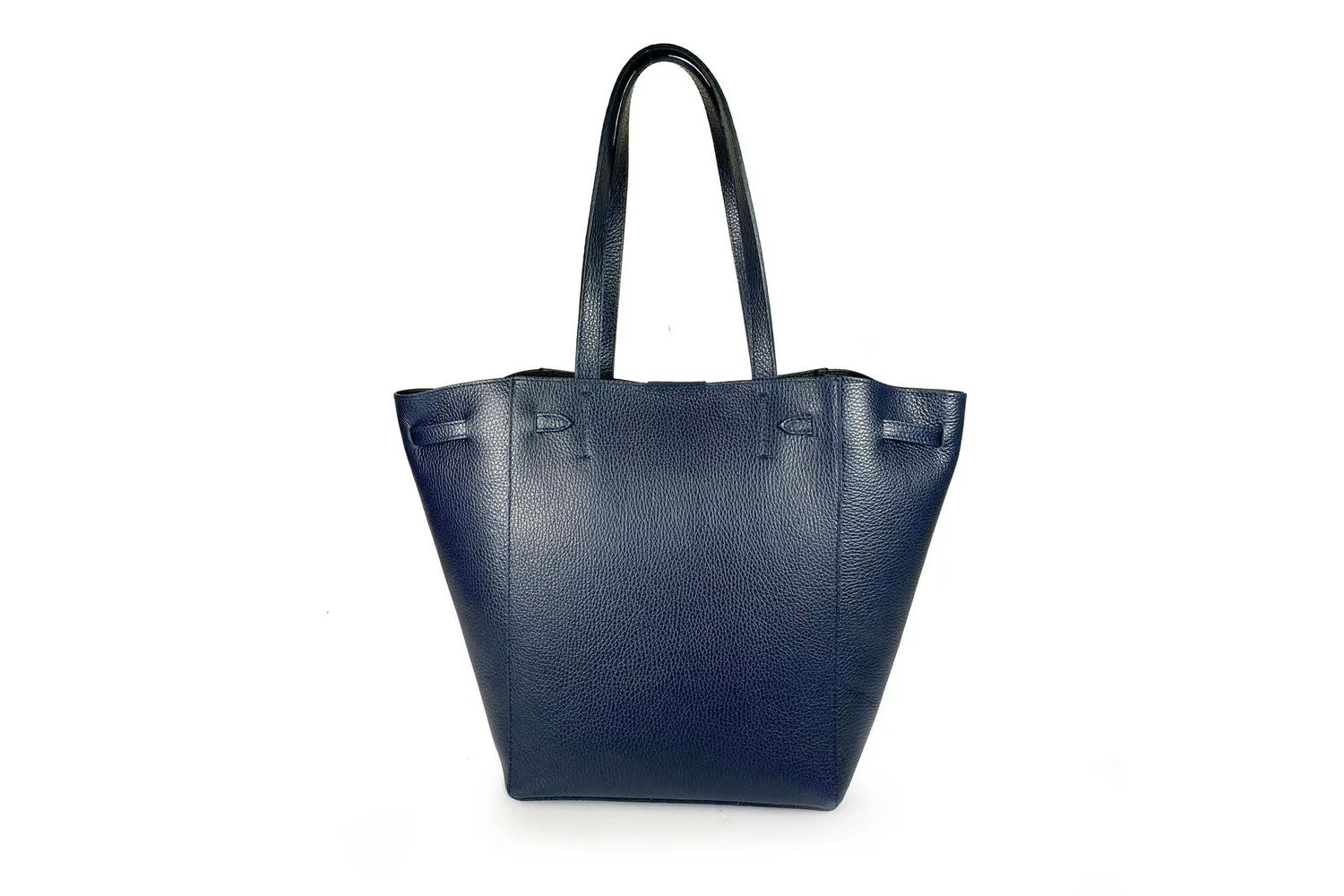 Borsa Donna in vera pelle Made in Italy colore Blu
