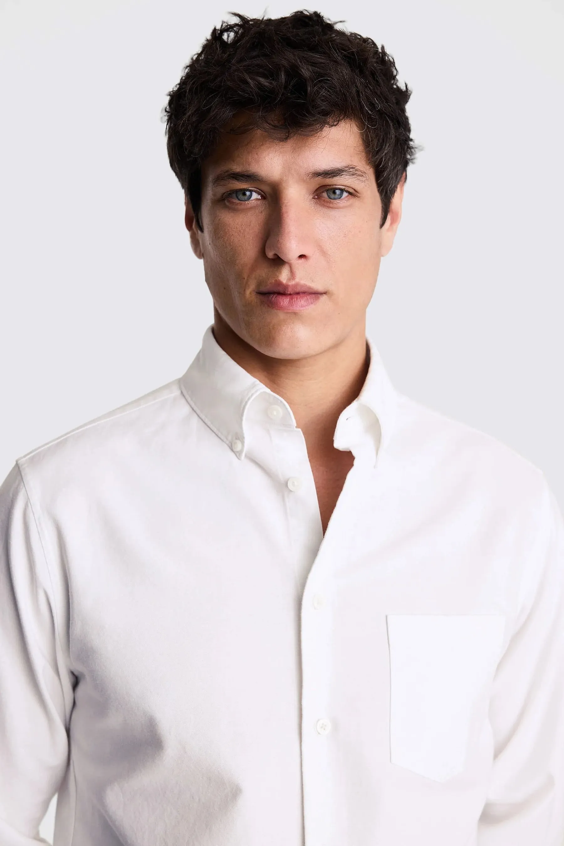 Camicia in Oxford 100% cotone lavato MOSS    
