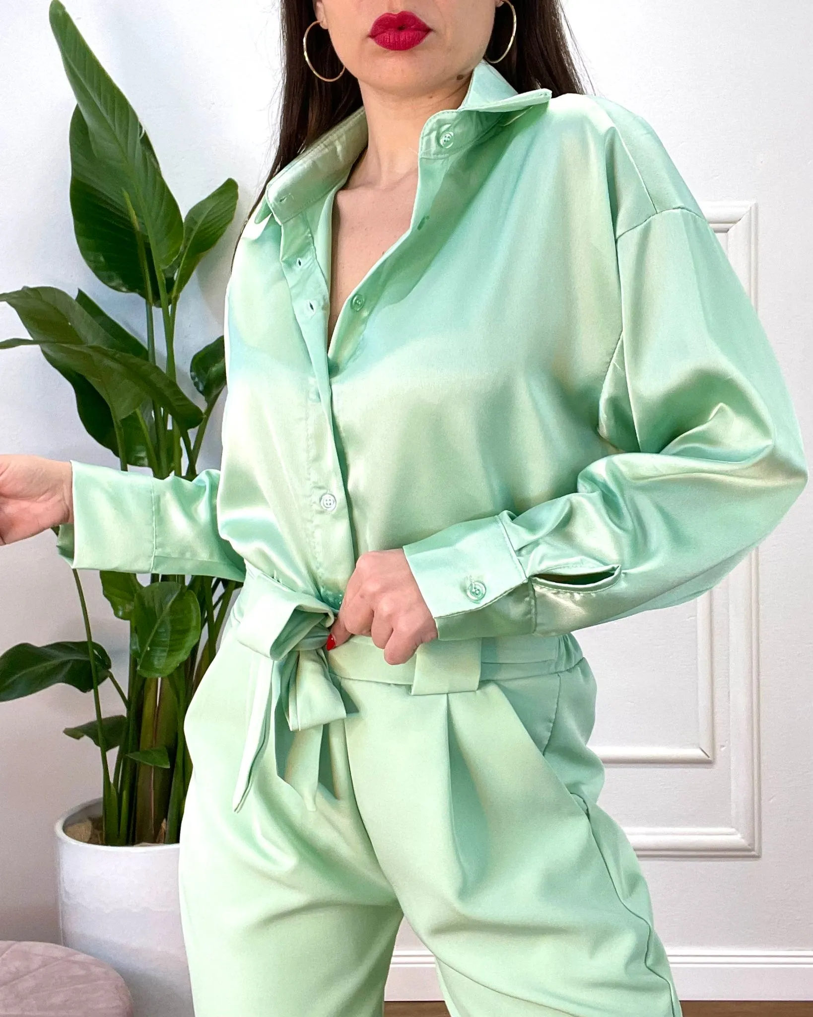 CAMICIA MON AMOUR SPRING 530 verde menta