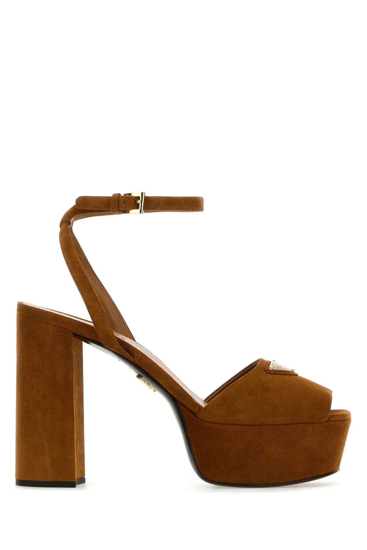 Caramel suede sandals     
