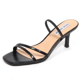 G1186 sandalo donna STEVE MADDEN LOFT black fabric snake sandals women