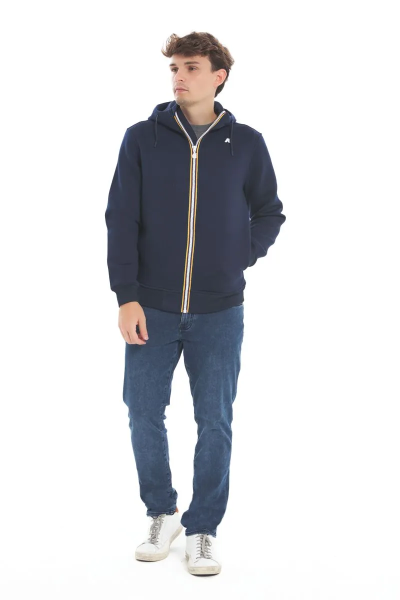 Giubbino in felpa Uomo Blu