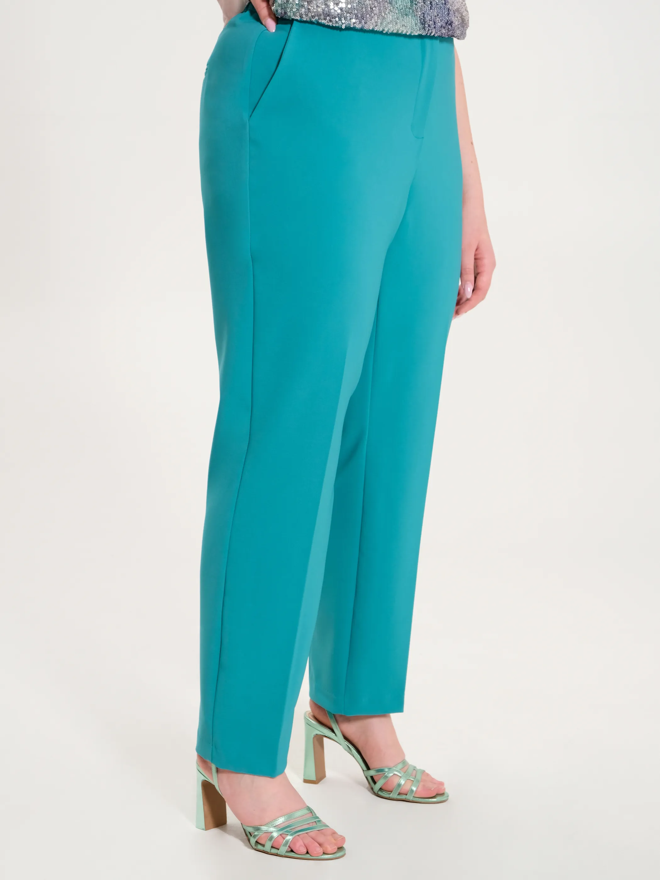      Pantaloni Curvy Verde      
