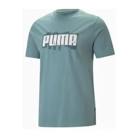 PUMA - GRAPHICS WORDING TEE - ADRIATIC - UOMO - 674475 - 84