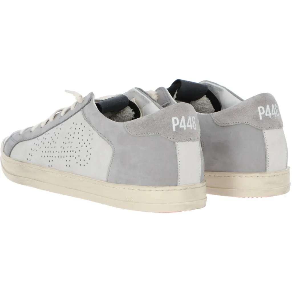 Scarpe P448 Uomo Janet Made In Italy Pelle Steel
